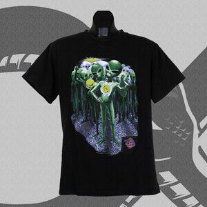 1990s Alien Shirt Touch Tone by Wild Oats Vintage T-Shirt Men's